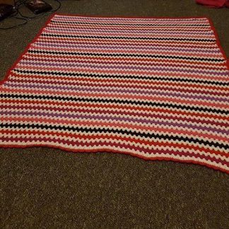 Granny Stripe Baby Crochet Blanket