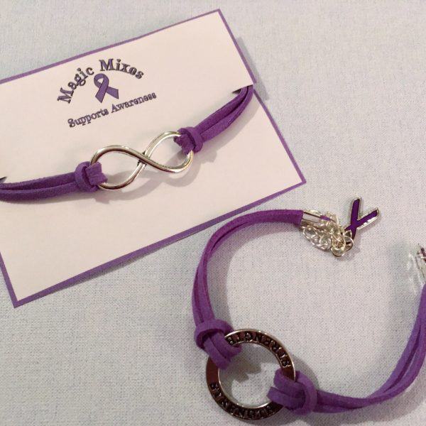 purple awareness bracelet jewellery