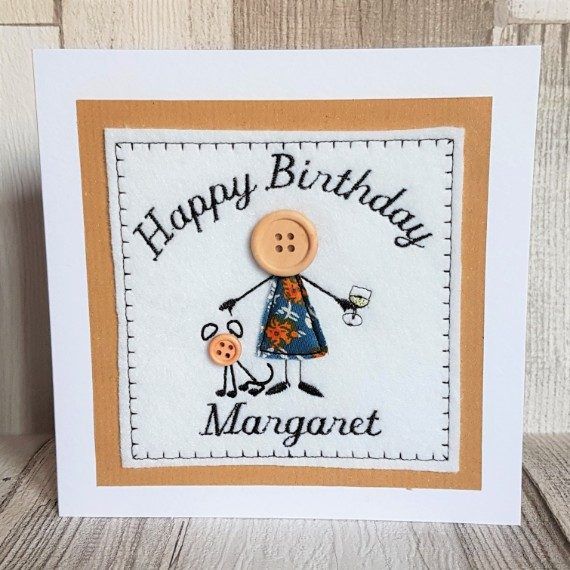 personalised birthday card for her