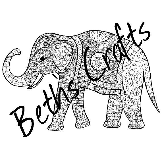 Download Elephant Design Adult Colouring Page, Doodle Art, PDF/JPG ...