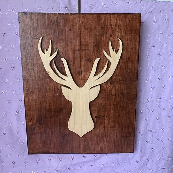 3d Stag Wall Art Conscious Crafties