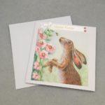 Easter hare card. - Conscious Crafties