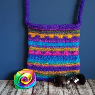 Rainbow Stripes - Felted Bag, Patterns